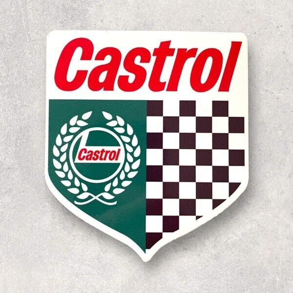 Castrol Sticker Classic Car Racing Retro Vintage Öl Motorrad Rallye 9cm