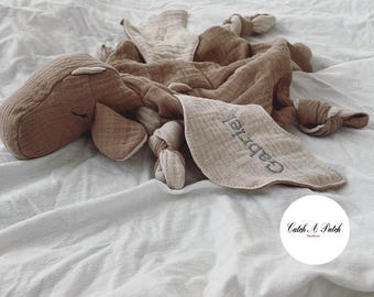 Brown/Beige Dragon Cuddly Dragon Baby Boy Comforter Birth Gift Baby Shower Twins