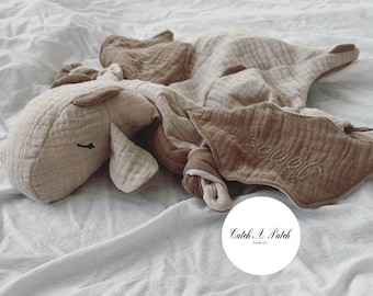 Beige/Brown Dragon Cuddly Dragon Baby Boy Comforter Birth Gift Baby Shower Twins