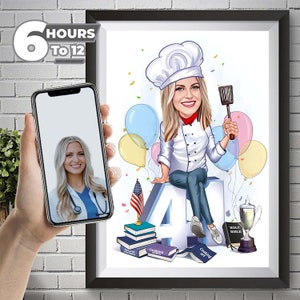 Benutzerdefinierte Karikaturporträt als Geburtstagsgeschenk für Ihre Lieben, lustiges Cartoonkarikaturgeschenk, personalisierte Karikaturen, Geburtstagsgeschenke.