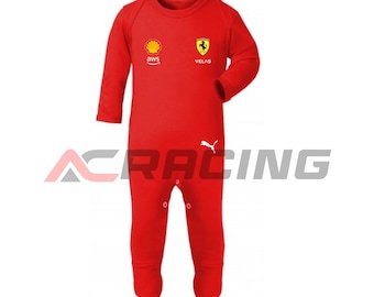 Ferrari Formula One F1 Race Suit Sleepsuit One Piece Footie