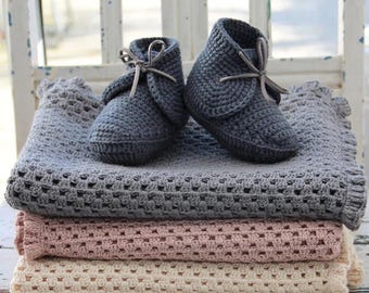 How to Crochet Baby Shoes Easy Crochet Baby Booties Tutorial for Beginners (0–12 Months)