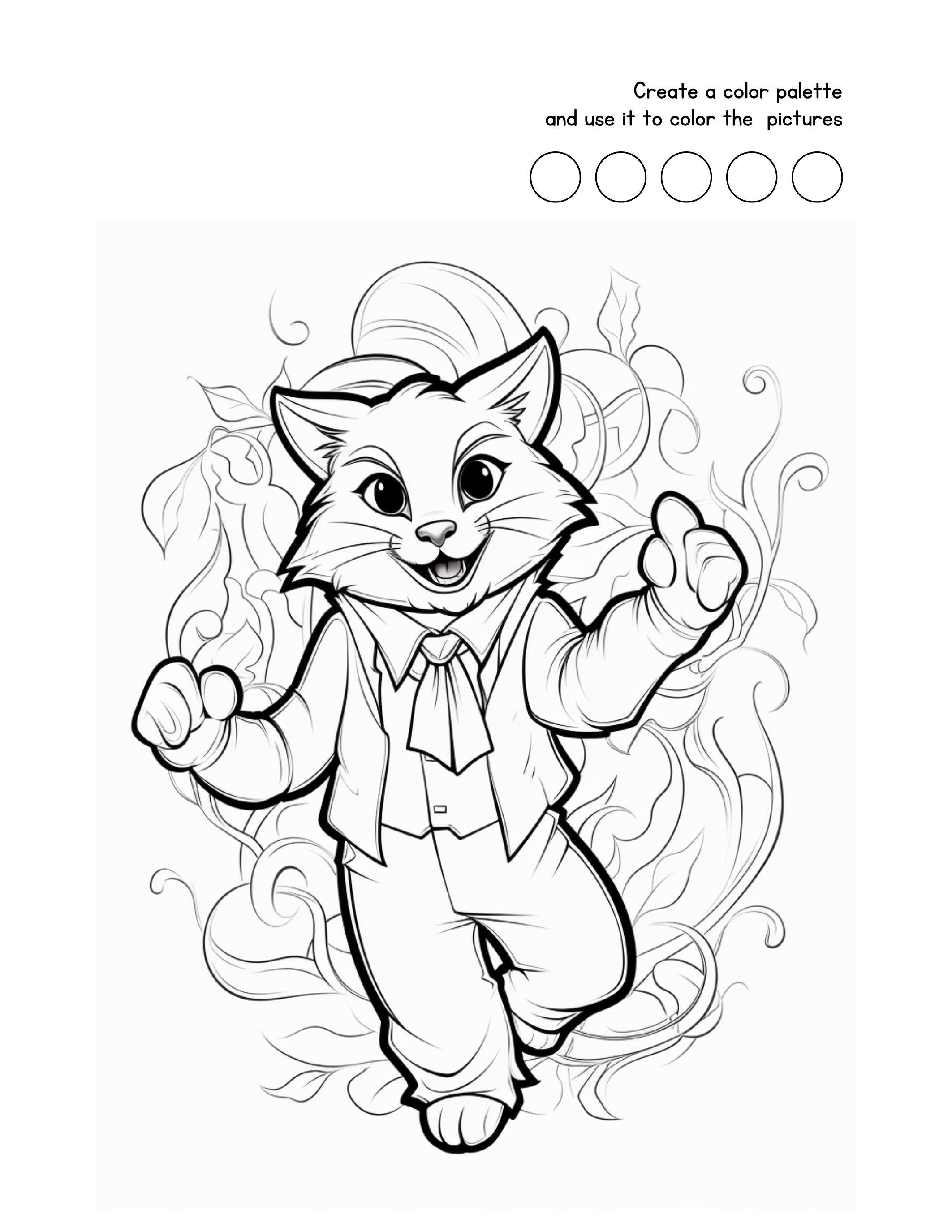 Funny Animals Coloring Pages - Etsy