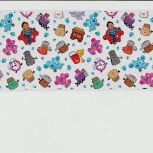 UV DTF 16oz Cup Wrap, Ready To Apply Full Color Transfers, Waterproof, Ready To Ship,  Libbey Glass Can