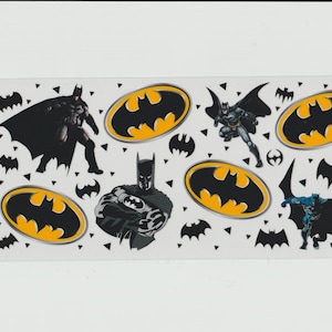 UV DTF 16oz Cup Wrap, Ready To Apply Full Color Transfers, Waterproof, Ready To Ship,  Libbey Glass Can