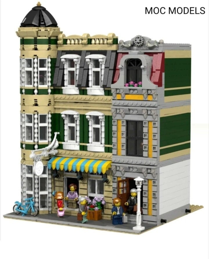 Lego MOC Team Room Instructions Etsy