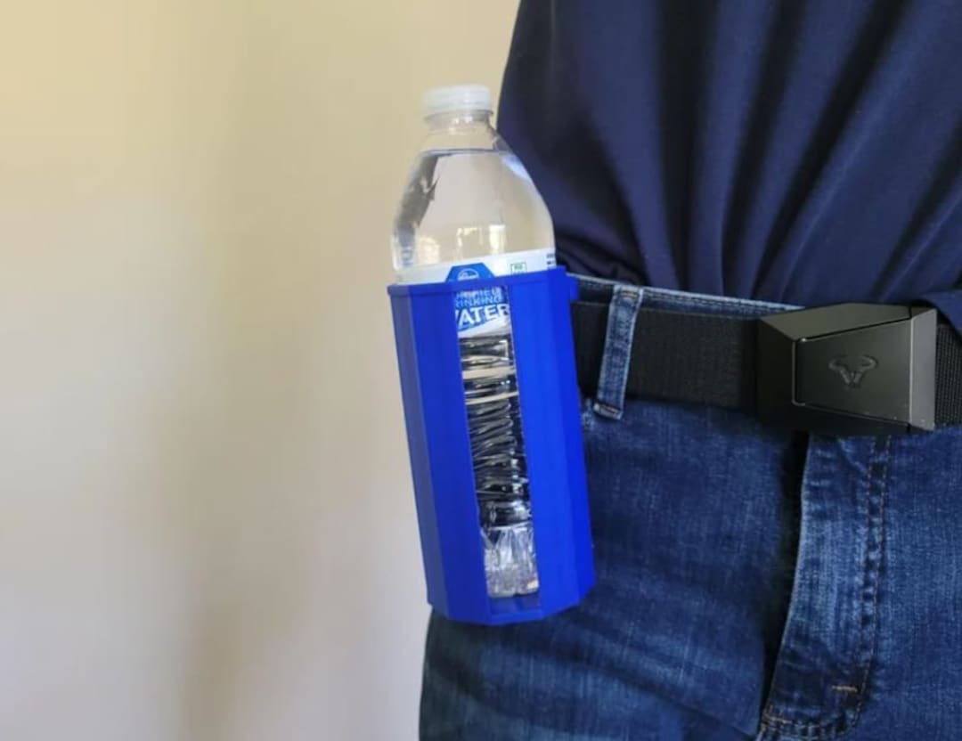 Belt Mounted Water Bottle Holder Etsy