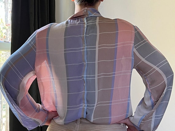 Pastel Blouse + Vintage ladies back button top + Spr… - Gem