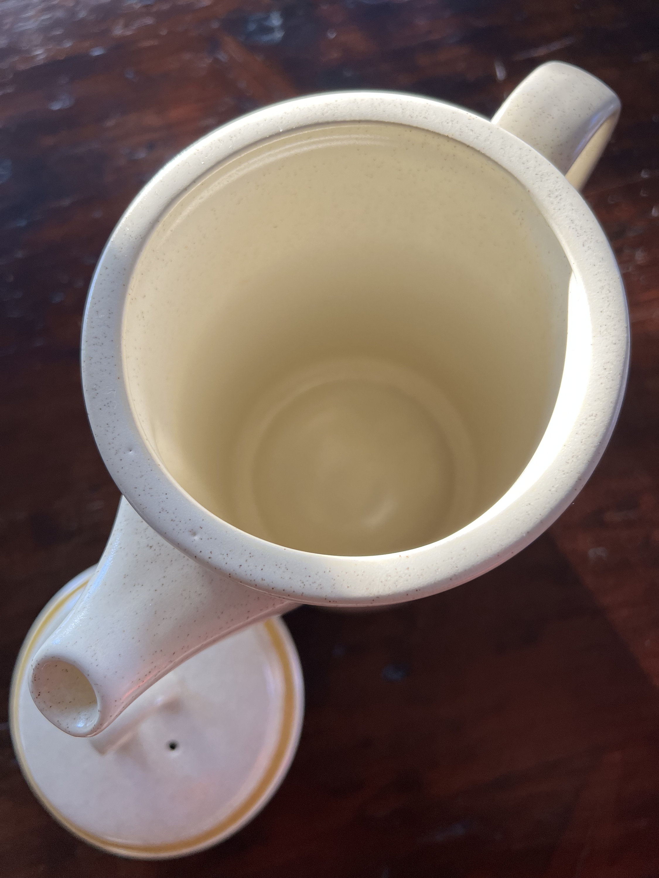 MCM Hearthside Garden Festival Stoneware + Vintage Coffee Pot +