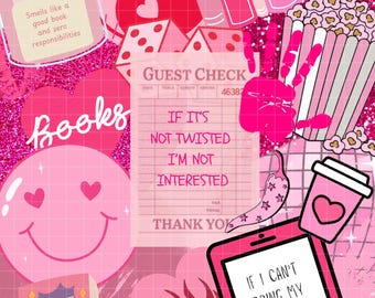 Thriller Reader Kindle Insert | Kindle Aesthetic | Bookish Digital Download