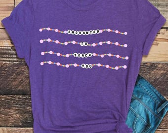 Teacher Enchanted to Teach You Shirt, In My Teacher Era Shirt, Gift for Music Lover, Friendship Bracelet Shirt, Taylor Fan, Tour Merch Tee