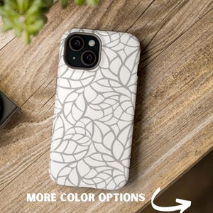 Leaves MagSafe Phone Case, Protective iPhone Case, Case for iPhone 16 15 14 13 Pro, Two Layer Hard Soft Shell Apple Phone Cover with Magnet