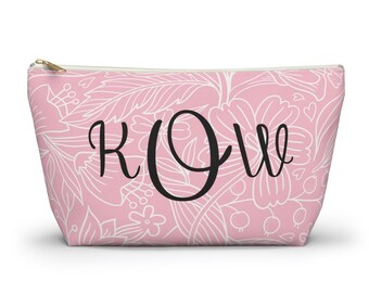 Benutzerdefinierte Kosmetiktasche, T-Bottom Make-up-Tasche, Zubehör-Beutel, stilvoller Make-up-Organizer, Reisen & täglichen Gebrauch, Federmäppchen, Geschenk für sie