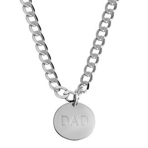 925 sterlingzilveren Cubaanse ketting herenketting, schakel solide lange dikke zware choker, verjaardagscadeau sieraden, vaders ketting mannen, bedelketting hem