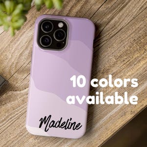Monogram Name Protective Phone Case for iPhone 16 15 14 Samsung, Two Layer MagSafe Phone Case for iPhone 15 14 13 Pro, iPhone Pro Max case