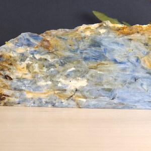 Gorgeous Blue Kyanite Polished Crystal Slab