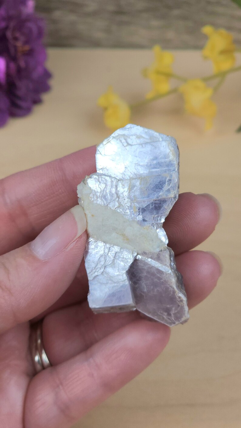 Translucent Mica Gorgeous Purple Mica Natural Unpolished Lepidolite - Etsy