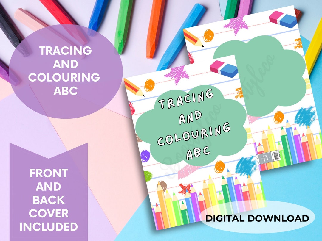 Abcs and 123s Activity Book for Kids, Tracing Letters and Numbers ...