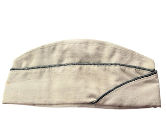 Vintage US Military Wool Garrison Cap, WWII Air Force, Size 6 7/8