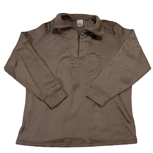 Vintage Cabela&#39;s 1/4 Zip Jacket Pullover Size L Brown Long Sleeves Made In USA