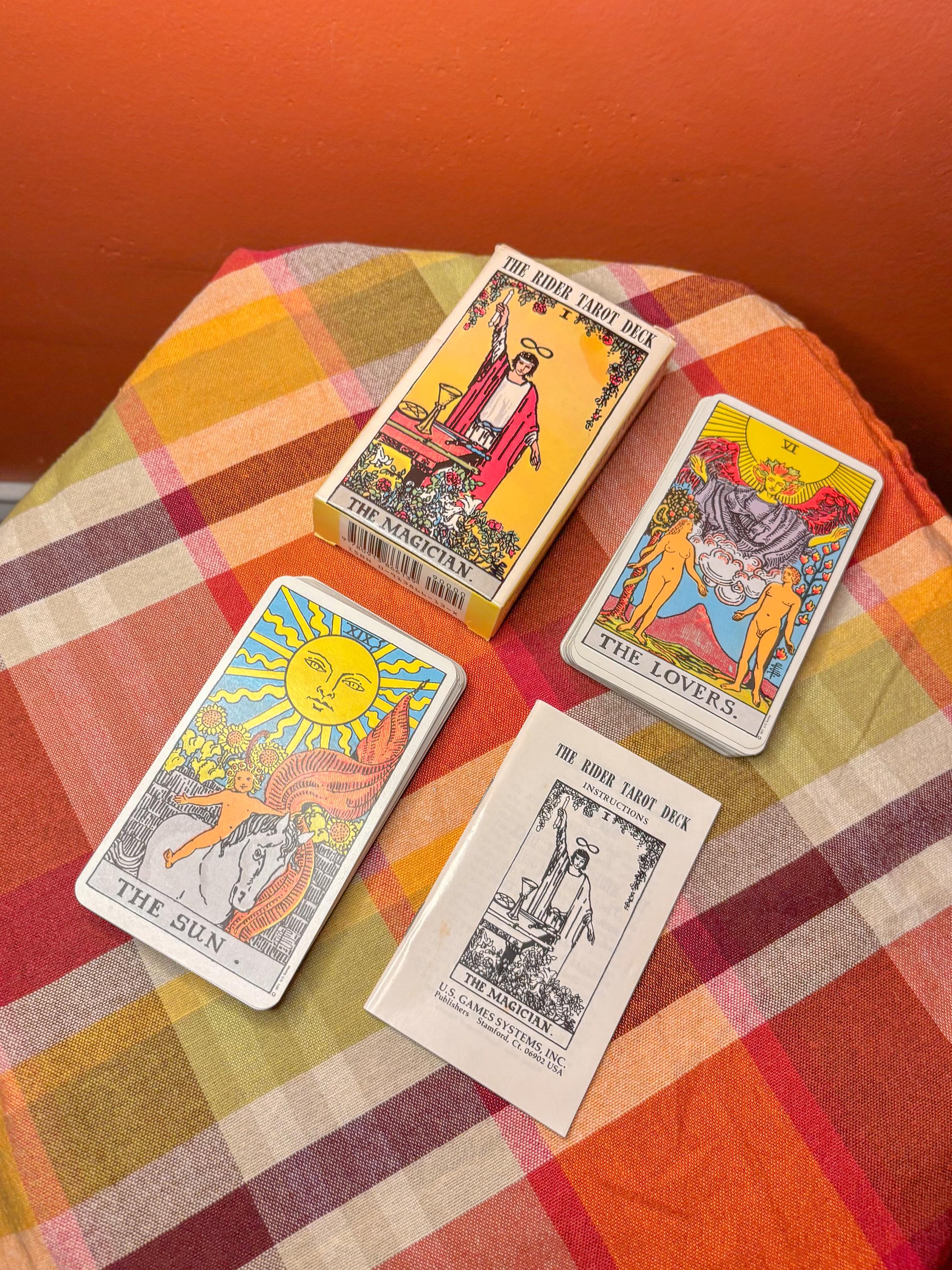 Vintage Rider Waite, 1970s Tarot Cards - Etsy
