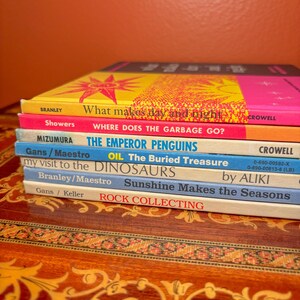 Vintage Science Children&#39;s Books, Set of 7