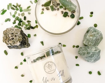 Abundance Crystal Intention Candle