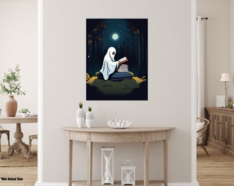 Ghost Stories Matte Canvas Print - 9" x 12" Canvas Print - Halloween - Spooky Wall Art