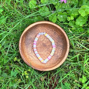 pearled pink lemonade bracelet
