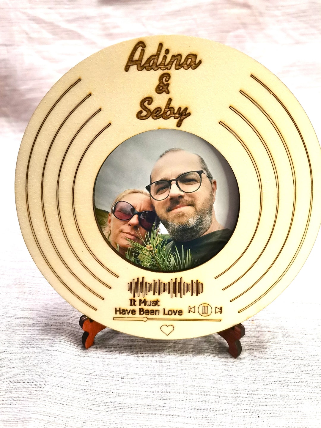 Customizable Photo Frames With Names, Dates and Favorite Song Etsy