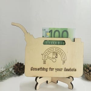 Handgefertigter Bargeldumschlag aus Holz - Kreativer Geschenkhalter für Geburtstage, Hochzeiten, Abschlussfeiern
