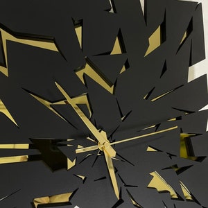 TimeSculpt 3D Moderne Uhr / Wanddekor