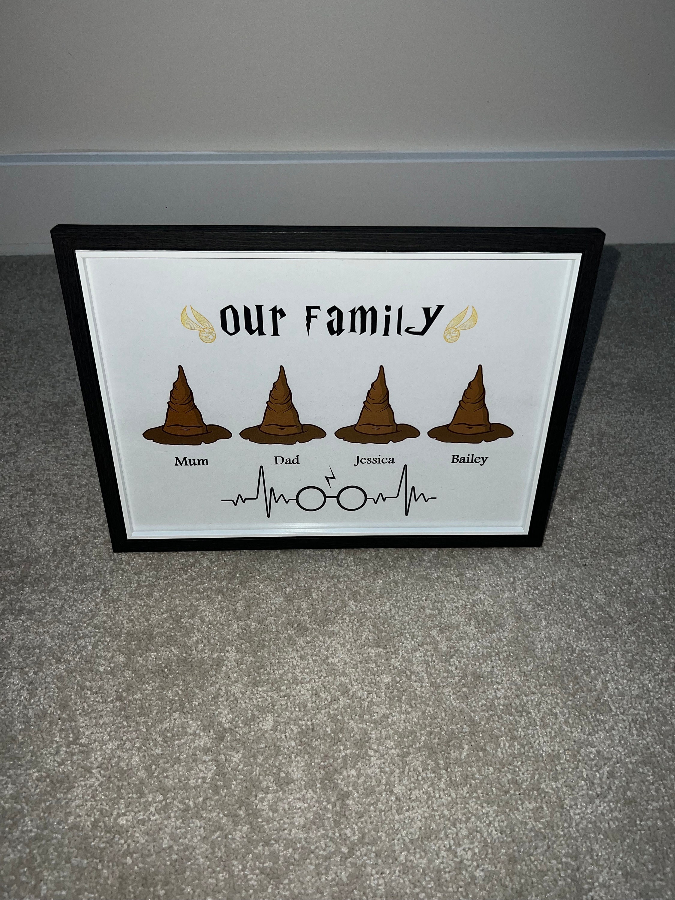 Harry Potter Family Portrait | Personalised Harry Potter Photo | Harry ...