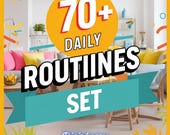 Daily Routines Flashcards: ESL Vocabulary Builder (Printable PDF)