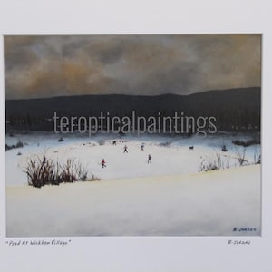 WARWICK NY - Pond at Wickham Village-PRINT