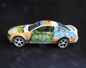Vintage Scalextric Ford Mustang Slot Car Al Costner #83 Classic