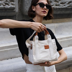Mini Canvas Tote main image 0