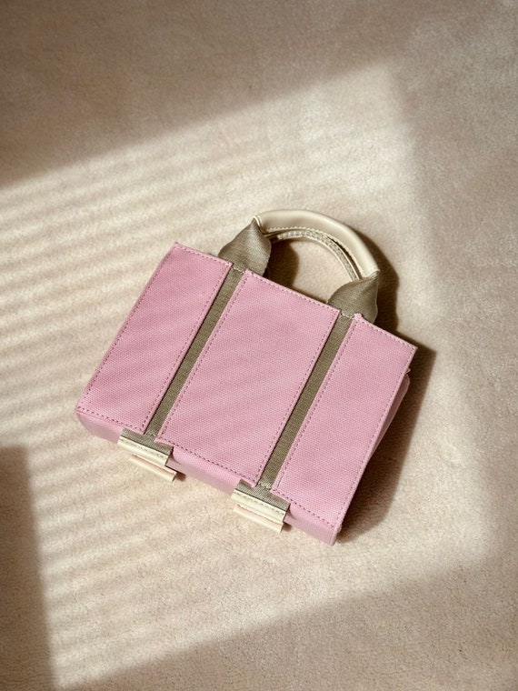 Pink Tote Bag Ladies Tote Bag Mini Tote Bag Small Canvas Bag Gift Bag Kids Mini Hand Bag Shoulder Bag Women Small Crossbody Bag