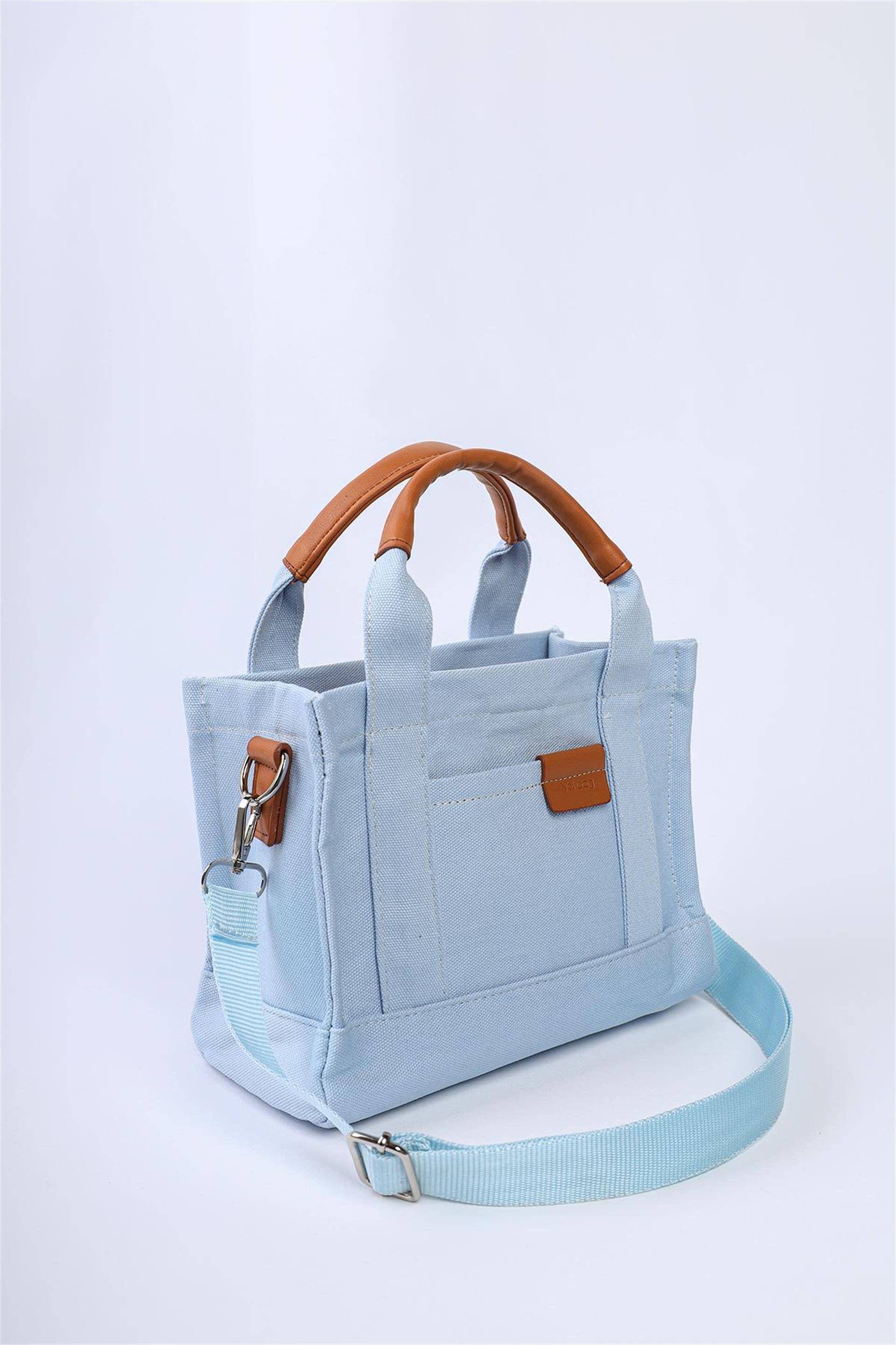 ★TOUT Y EST★ Hand Strap Check Mini Tote Bag CLDMB1206 Mini Icon Tote Bag - Blue | Levi's® US