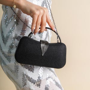 Black Evening Bags - Clutch Bag Evening - Clutches And Evening Bags - Formal Clutch - Evening Bags For Women - Clutch Purse Party Evening