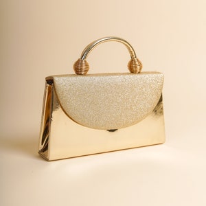Gold Evening Bag - Evening Clutch - Formal Bag - Gold Bag Wedding - Clutches And Evening Bag -Evening Bag For Women - Gold Leather Clutch