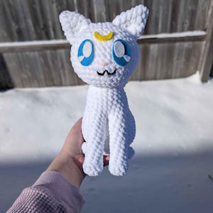 Magical Girl Moon Kitty Crochet Pattern: Luna & Artemis Amigurumi (Digital PDF)