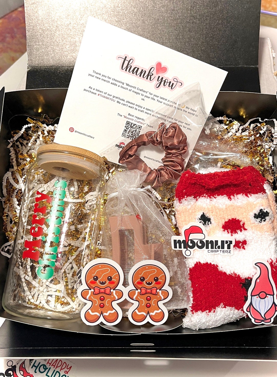 Holiday Tumbler Gift Box Gift Box for Women Christmas Gift Etsy