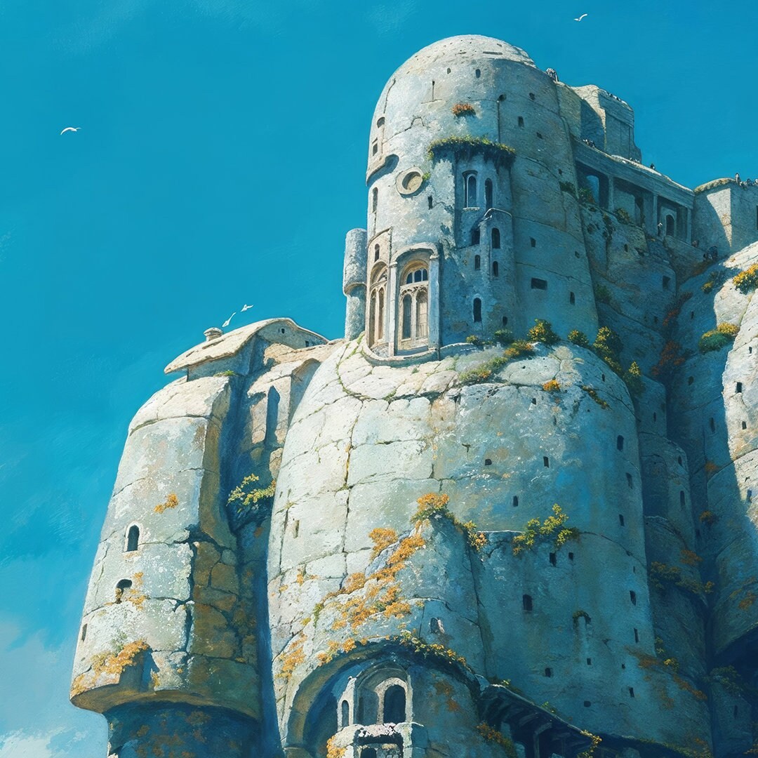Studio Ghibli-inspired Art Print: the March of the Templars