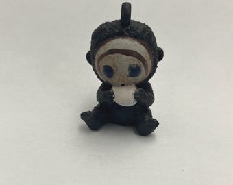 Amuleto Ggeomeoksali hecho a mano: figura coleccionable de criatura espiritual impresa en 3D