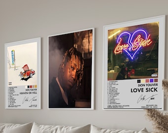 Don Toliver - Love Sick Album Poster / Album Cover Poster / Music Gift / Music Wall Decor / Art