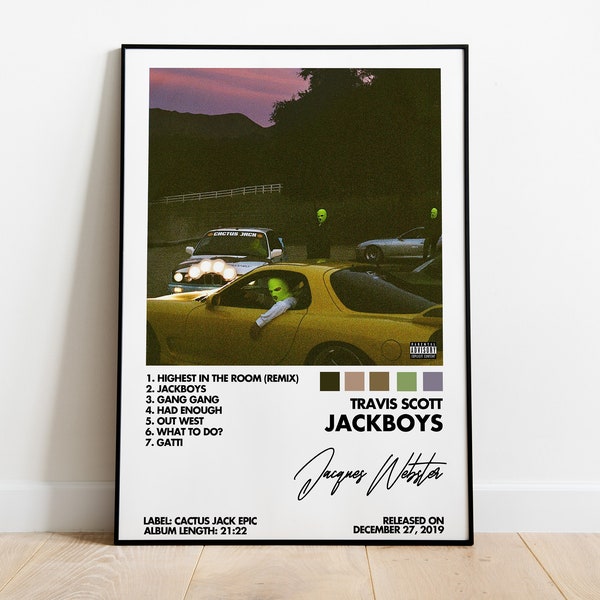 Jackboys Album Poster - Etsy