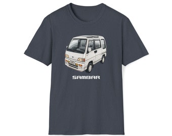 Camiseta Subaru Sambar Kei Van, camiseta JDM Tuner