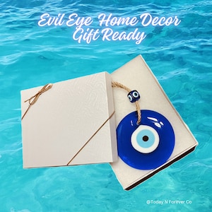 Evil Eye Wall Hanging, Door Hanger, Window Decor, New House Gift, New Apartment Gift, Home Decor, Good Luck Charm, Protection Gift,