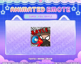 Animated Cute curse you Bayle for Twitch Streamers, Discord, YouTube - Elden ring, Igon, angry, shout, megaphone, dragon, boss, soulslike